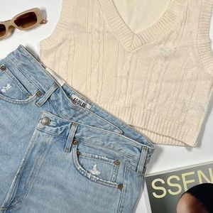 off white sweater vest